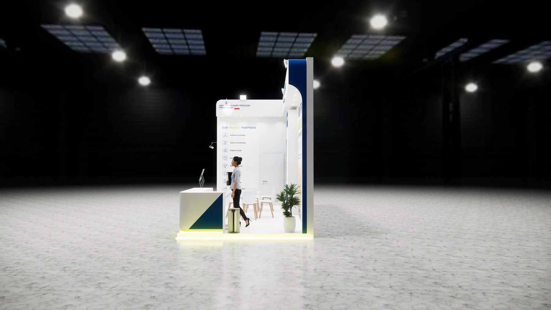 AGROCOMPLEX exhibition booth for animal nutrition solutions - view 3