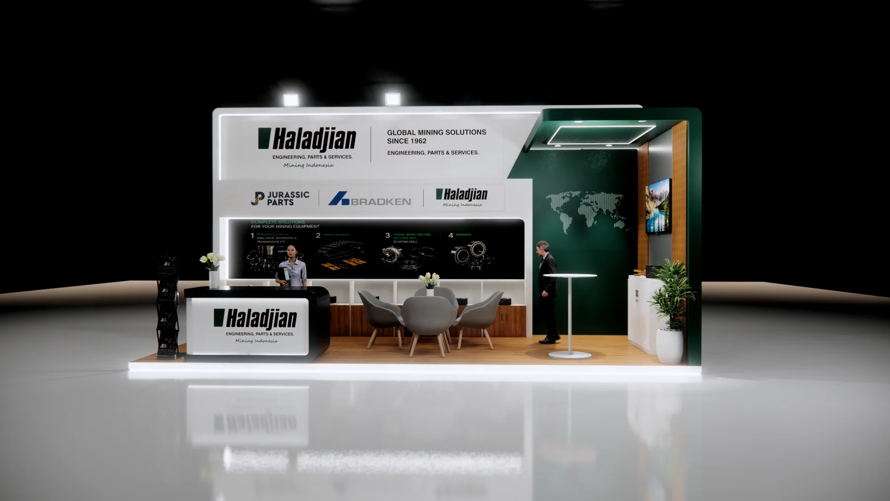 Haladjian mining solutions exhibition booth - view 5