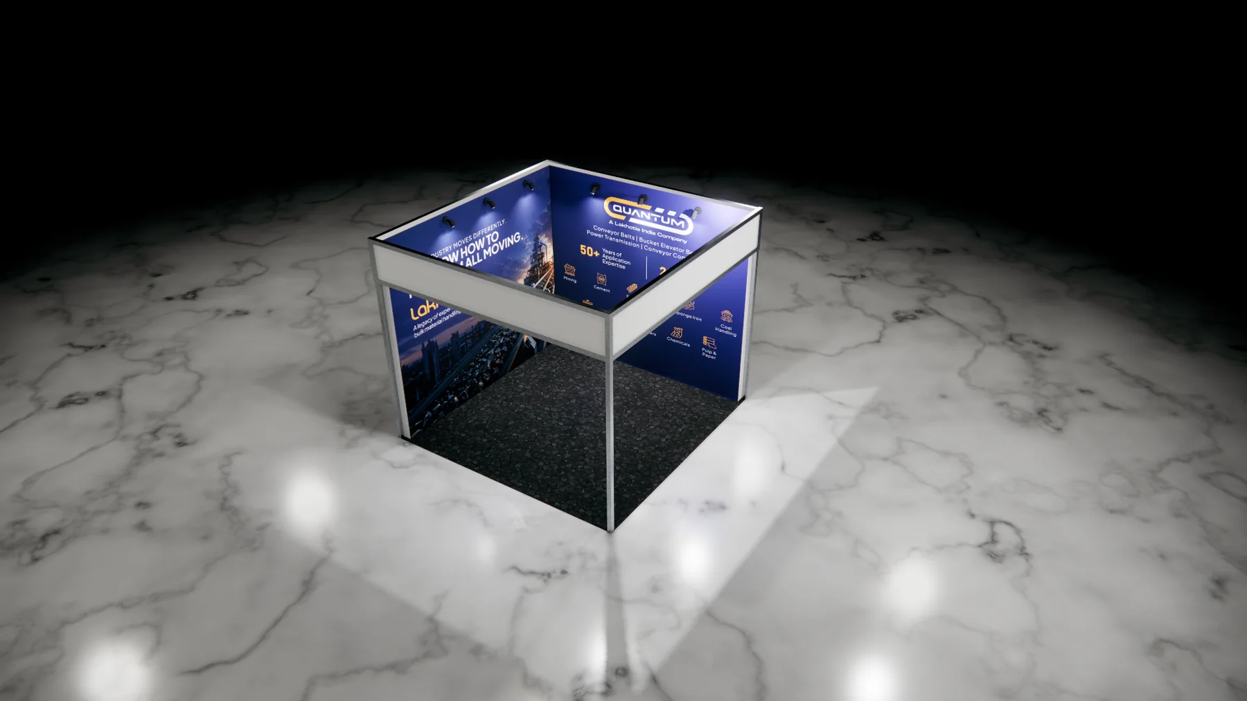 Lakhotia transport and logistics exhibition booth - view 5