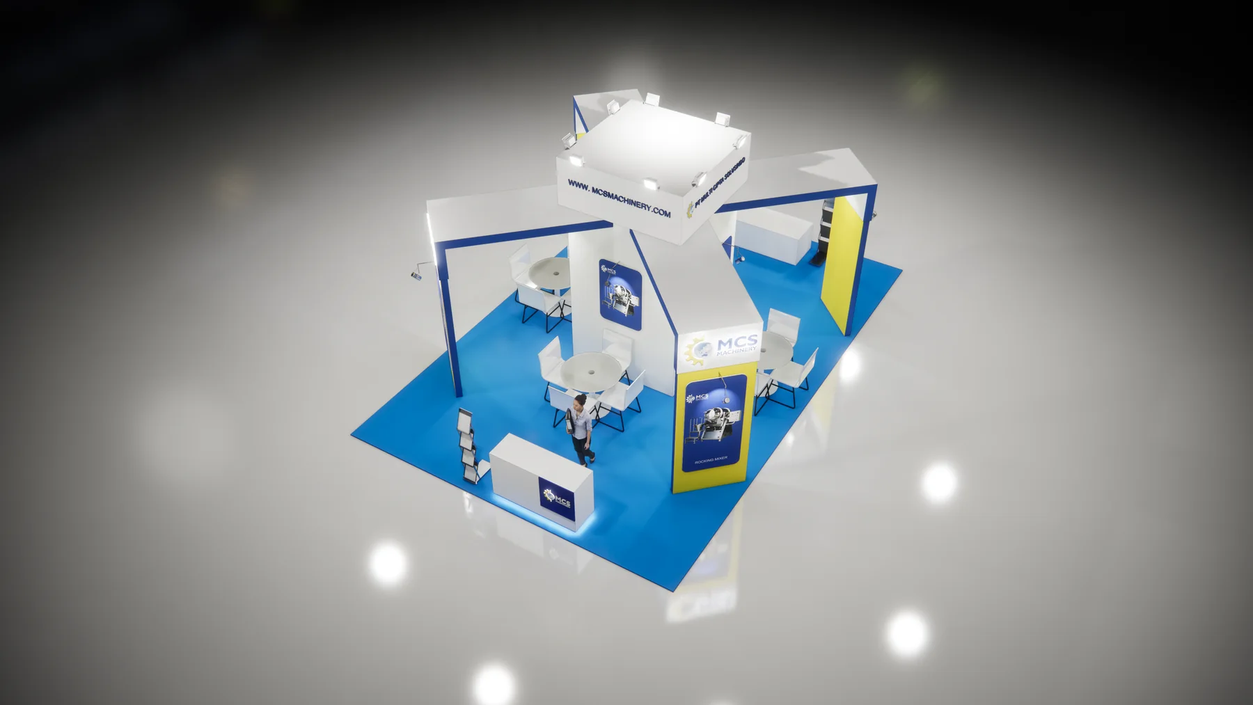 MCS industrial solutions exhibition booth - view 6