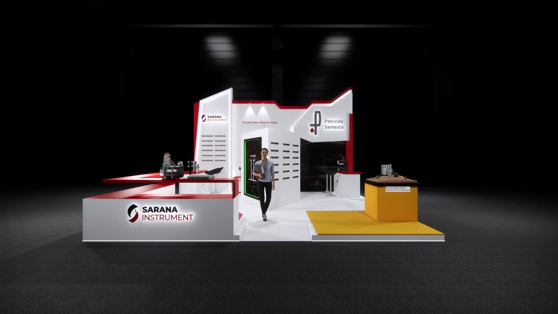 Petrindo industrial instrumentation exhibition booth