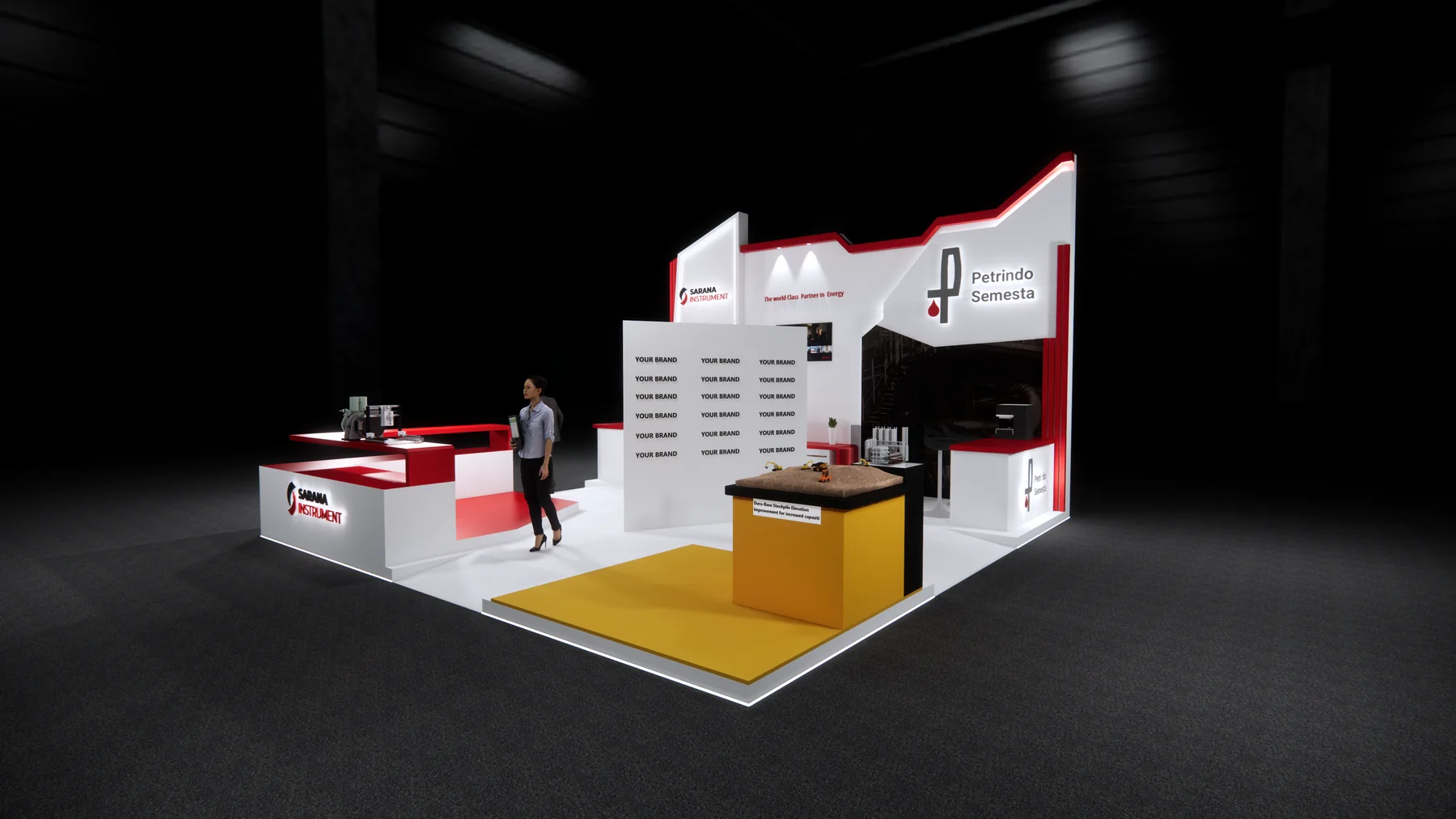 Petrindo industrial instrumentation exhibition booth - view 3