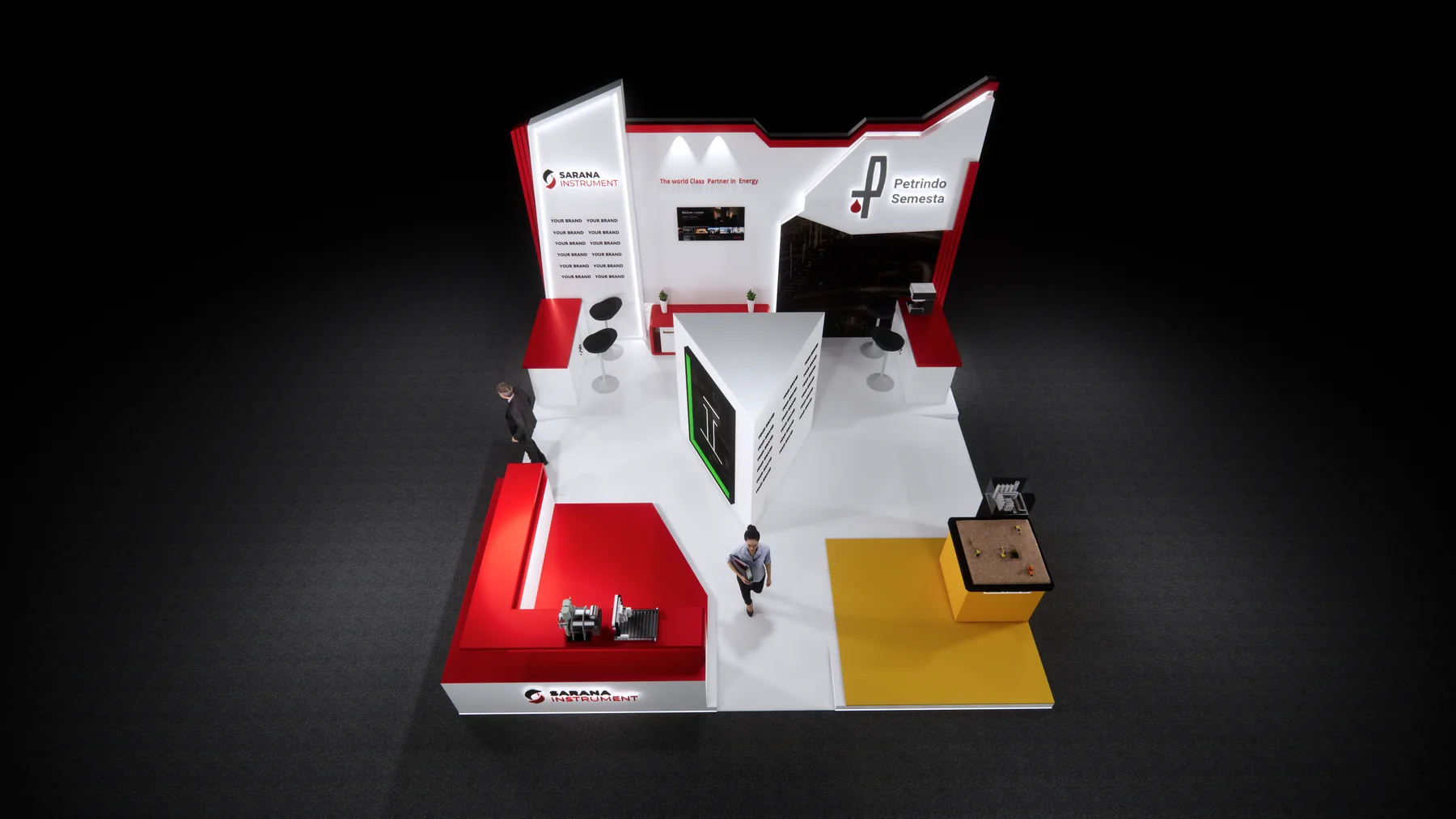 Petrindo industrial instrumentation exhibition booth - view 4
